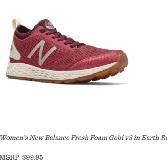 new balance fresh foam earth red